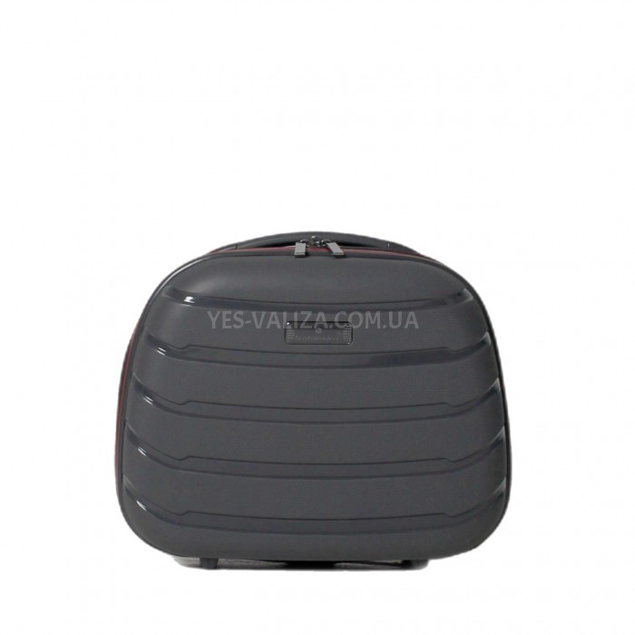 Кейс(ручна поклажа) BC поліпропілен сірий 36х32х17/16л/1.1кг/Snowball, фото 2