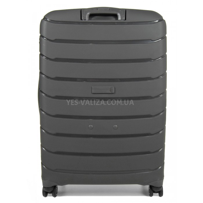 Валіза велика L поліпропілен сіра 77х52х31+5см/128л/5кг/Snowball 61303, фото 2