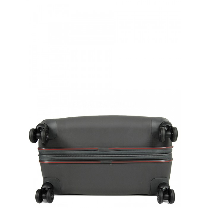 Чемодан большой L полипропилен серый 77х52х31+5/128л/5кг/Snowbal 61303, фото 6