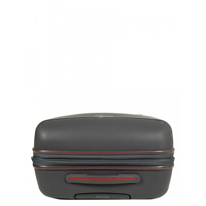 Чемодан средний M полипропилен серый 67х45х26+5/83л/4кг/Snowball 61303, фото 6