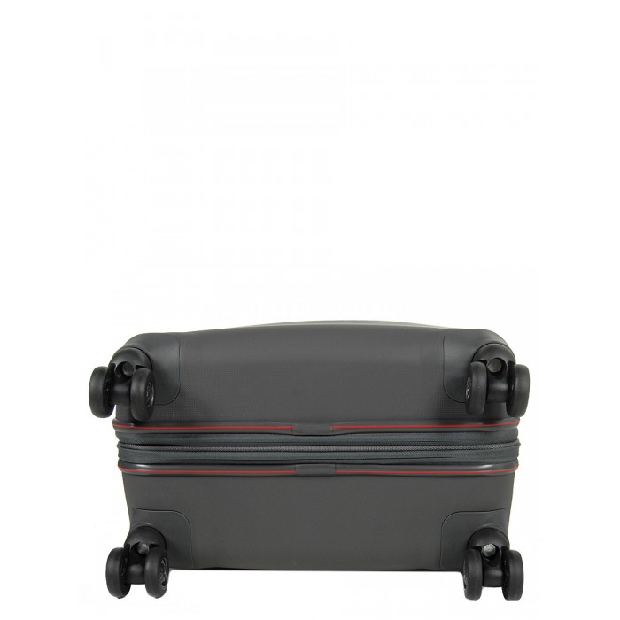 Чемодан средний M полипропилен серый 67х45х26+5/83л/4кг/Snowball 61303, фото 7