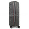 Валіза середня M поліпропілен сіра 67х45х26+5см/83л/4кг/Snowball 61303, фото 15