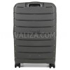 Чемодан средний M полипропилен серый 67х45х26+5/83л/4кг/Snowball 61303, фото 13