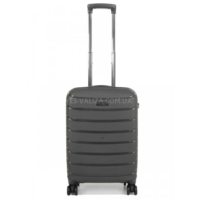 Чемодан ручная кладь S полипропилен серый 55х37х20см/36л/2.8кг/Snowbal, фото 1