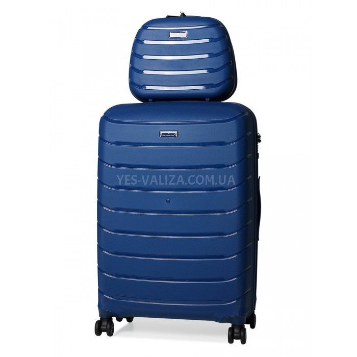 Кейс(ручна поклажа) BC поліпропілен синій 36х32х17/16л/1.1кг/Snowball, фото 5