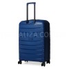 Чемодан большой L полипропилен синий 77х52х31+5/128л/5кг/Snowbal 61303, фото 13