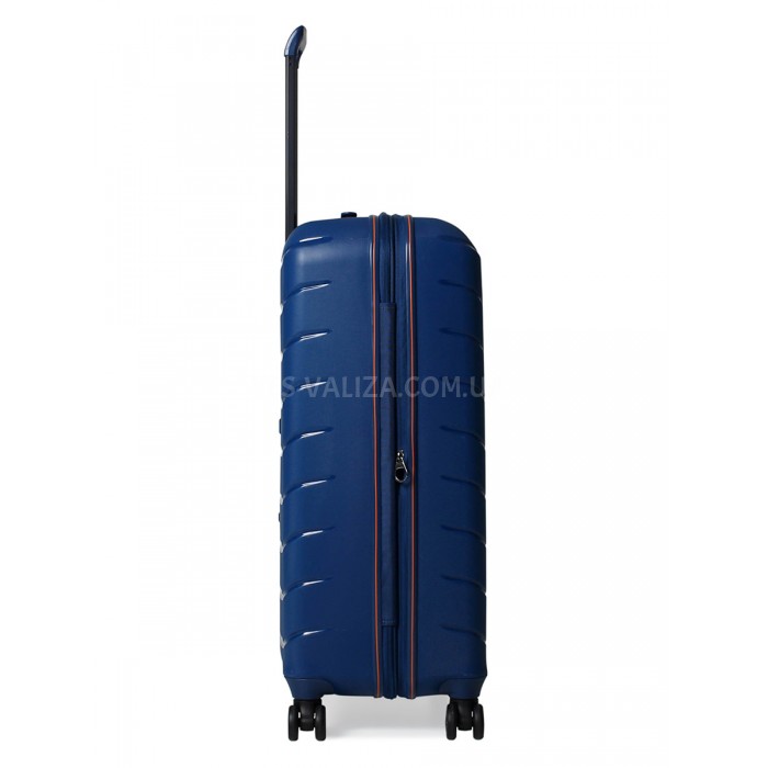 Чемодан большой L полипропилен синий 77х52х31+5/128л/5кг/Snowbal 61303, фото 6