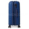 Чемодан большой L полипропилен синий 77х52х31+5/128л/5кг/Snowbal 61303, фото 14