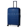 Валіза велика L поліпропілен синя 77х52х31+5см/128л/5кг/Snowball 61303, фото 11