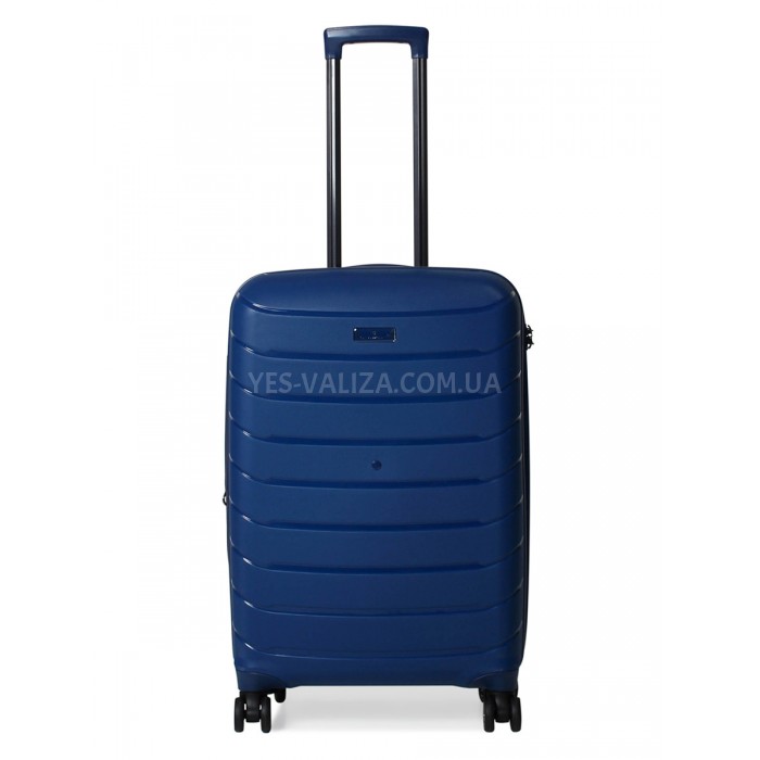 Валіза середня M поліпропілен синя 67х45х26+5/83л/4кг/Snowball 61303, фото 2