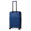 Валіза середня M поліпропілен синя 67х45х26+5/83л/4кг/Snowball 61303, фото 13