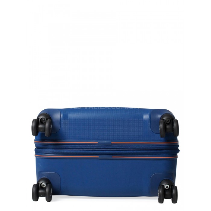 Чемодан средний M полипропилен синий 67х45х26+5/83л/4кг/Snowball 61303, фото 8