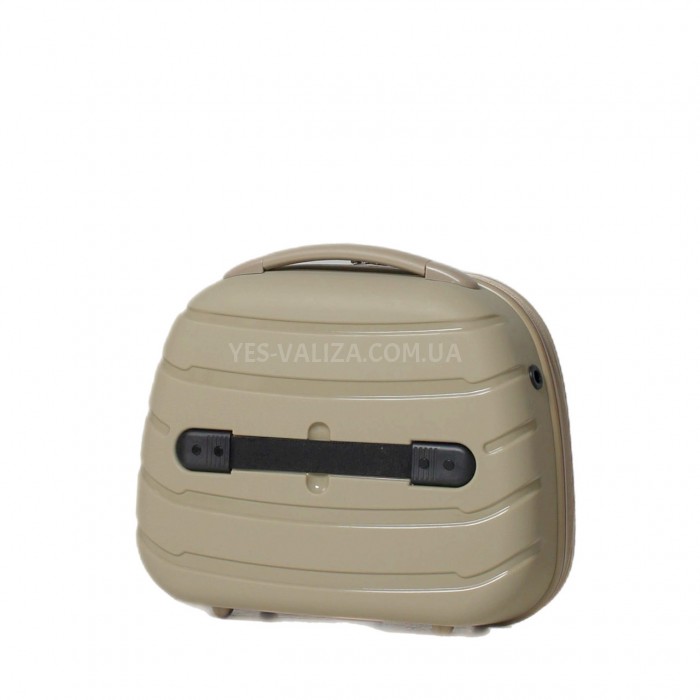 Кейс(ручна поклажа) BC поліпропілен беж. 36х32х17/16л/1.1кг/Snowball, фото 3