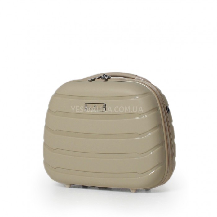 Кейс(ручна поклажа) BC поліпропілен беж. 36х32х17/16л/1.1кг/Snowball, фото 1