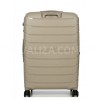 Валіза велика L поліпропілен бежева 77х52х31+5/128л/5кг/Snowball 61303, фото 13