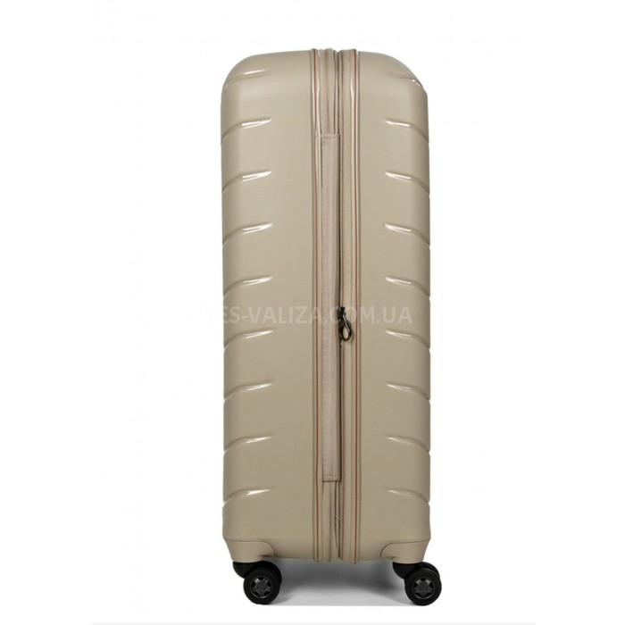 Чемодан большой L полипропилен беж. 77х52х31+5/128л/5кг/Snowball 61303, фото 5