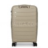 Валіза середня M поліпропілен бежева 67х45х26+5/83л/4кг/Snowball 61303, фото 13