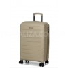 Валіза середня M поліпропілен бежева 67х45х26+5/83л/4кг/Snowball 61303, фото 12