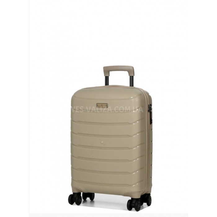 Чемодан ручная кладь S полипропилен беж. 55х37х20см/36л/2.8кг/Snowball, фото 2