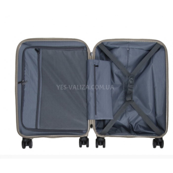 Чемодан ручная кладь S полипропилен беж. 55х37х20см/36л/2.8кг/Snowball, фото 10