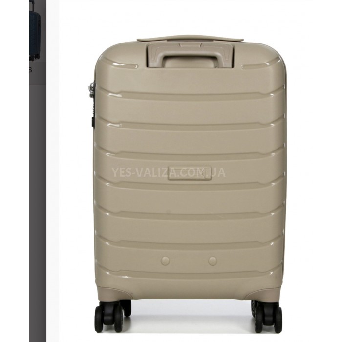 Валіза ручна поклажа S поліпропілен беж. 55х37х20см/36л/2.8кг/Snowball, фото 3