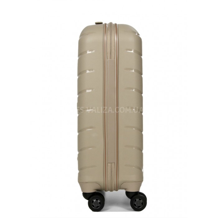 Чемодан ручная кладь S полипропилен беж. 55х37х20см/36л/2.8кг/Snowball, фото 5