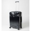 Валіза середня M полікарбонат чорна 66х45х27+5см/84л/3.9кг/Airtex 641, фото 12