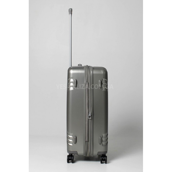 Валіза середня M полікарбонат золото 66х45х27+5см/84л/3.9кг/Airtex 641, фото 5