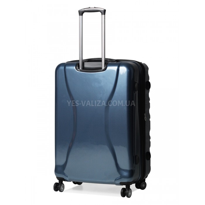 Чемодан Airtex большой L поликарбонат синий 76х50х30(+5)см/117л/4.6кг, фото 3