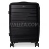 Чемодан большой L полипропилен чёрный 75х50х30/101л/4.6кг/Madison33703, фото 10