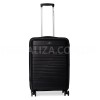 Валіза середня M поліпропілен чорна 65х44х27/69л/3.8кг/Madisson 33703, фото 9