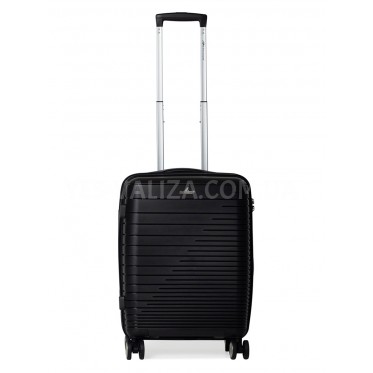 Чемодан ручная кладь S полипропилен чёрный 55х38х20/36л/2.7кг/Madisson