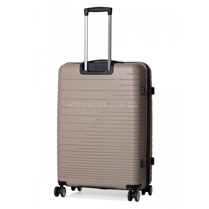 Чемодан большой L полипропилен беж 75х50х30/101л/4.6кг/Madisson 33703, фото 3