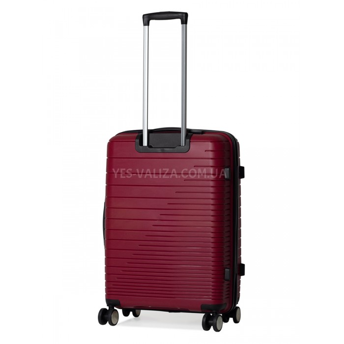 Валіза середня M поліпропілен бордо 65х44х27/69л/3.8кг/Madisson 33703, фото 3