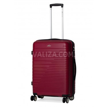 Валіза середня M поліпропілен бордо 65х44х27/69л/3.8кг/Madisson 33703