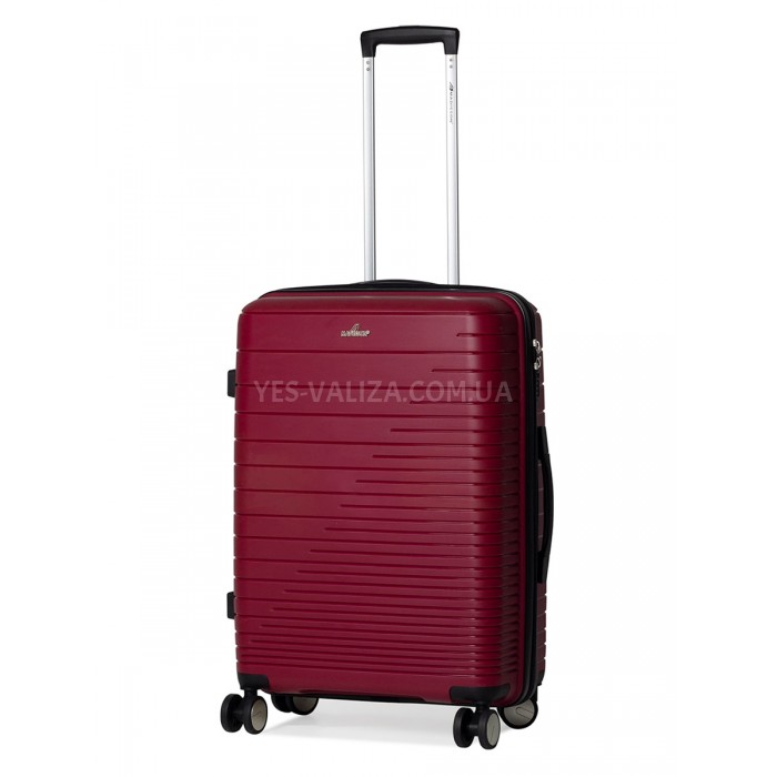 Валіза середня M поліпропілен бордо 65х44х27/69л/3.8кг/Madisson 33703, фото 1