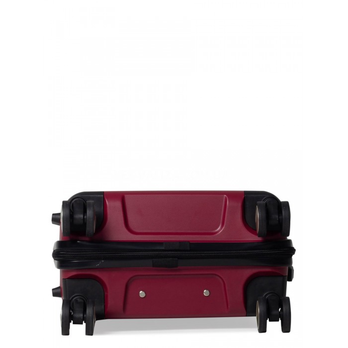 Валіза ручна поклажа S поліпропілен бордо 55х38х20см/36л/2.7кг/Madison, фото 7