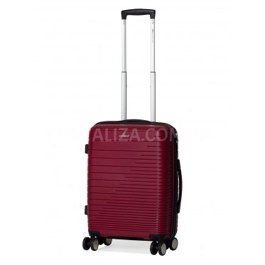Валіза ручна поклажа S поліпропілен бордо 55х38х20см/36л/2.7кг/Madison