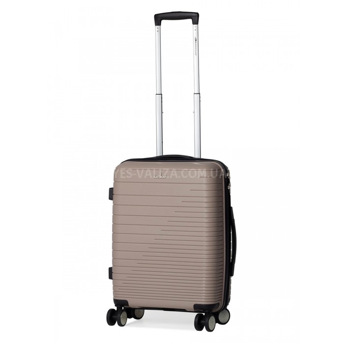 Чемодан ручная кладь S полипропилен беж. 55х38х20см/36л/2.7кг/Madisson, фото 1
