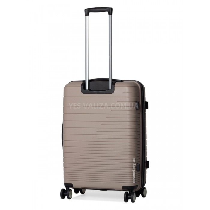 Валіза середня M поліпропілен беж 65х44х27см/69л/3.8кг/Madisson 33703, фото 3