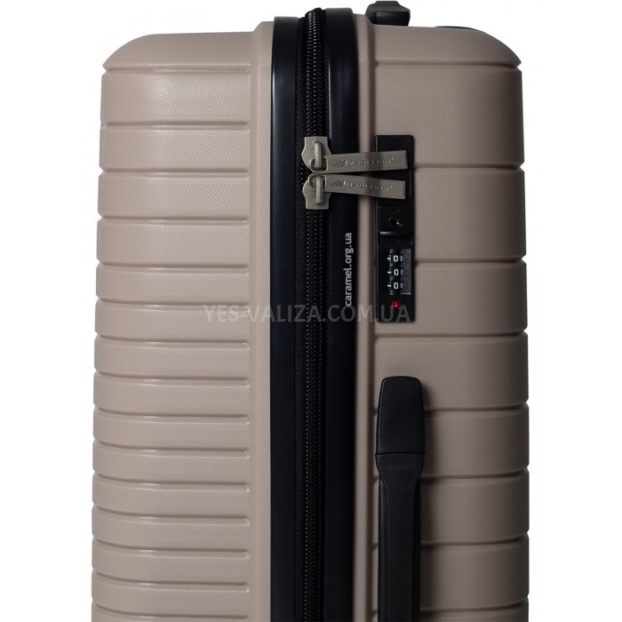 Валіза середня M поліпропілен беж 65х44х27см/69л/3.8кг/Madisson 33703, фото 8