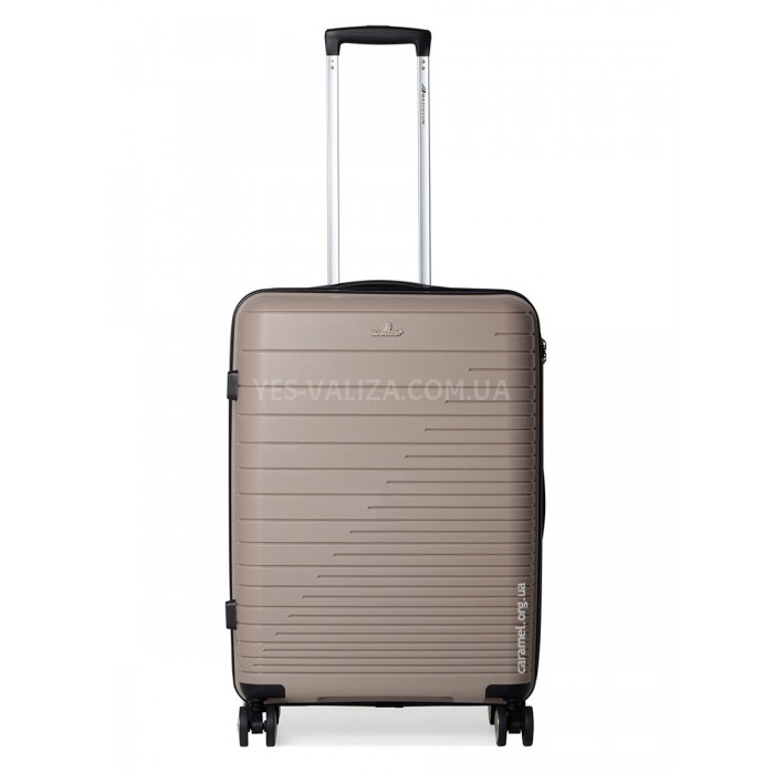 Валіза середня M поліпропілен беж 65х44х27см/69л/3.8кг/Madisson 33703, фото 2