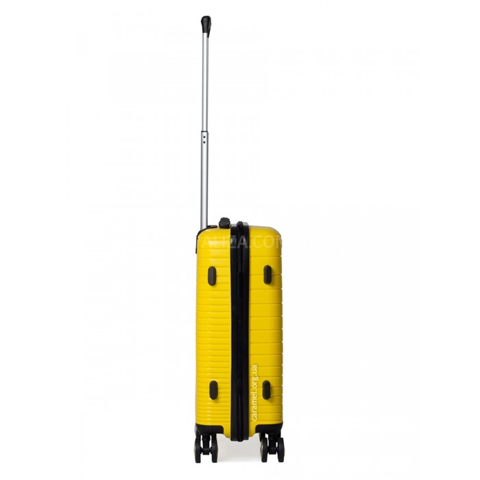 Валіза ручна поклажа S поліпропілен жовта 55х38х20/36л/2.7кг/Madisson, фото 5