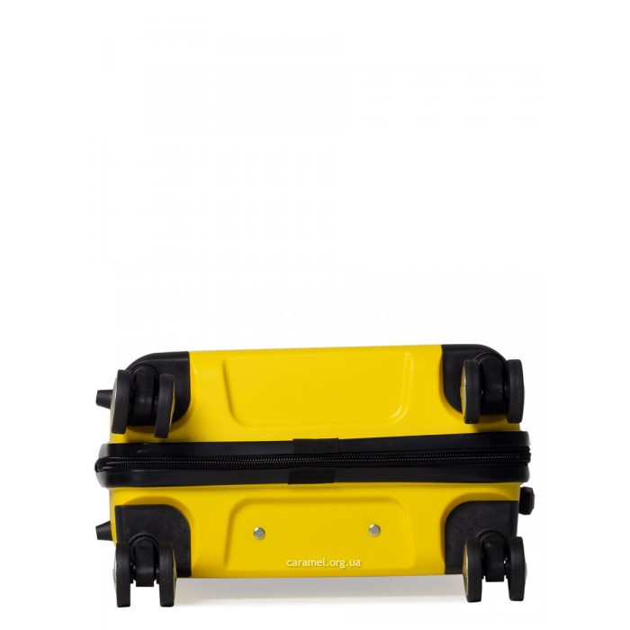Валіза ручна поклажа S поліпропілен жовта 55х38х20/36л/2.7кг/Madisson, фото 7