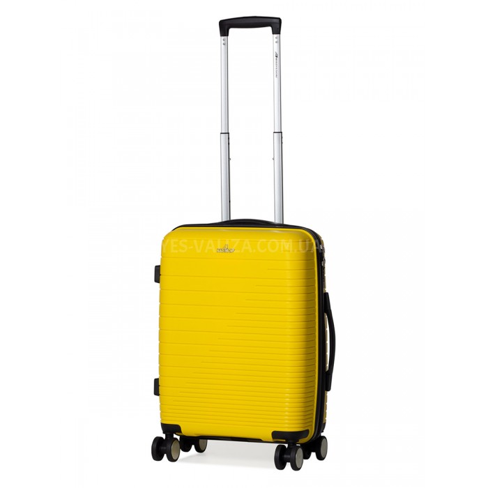 Валіза ручна поклажа S поліпропілен жовта 55х38х20/36л/2.7кг/Madisson, фото 1