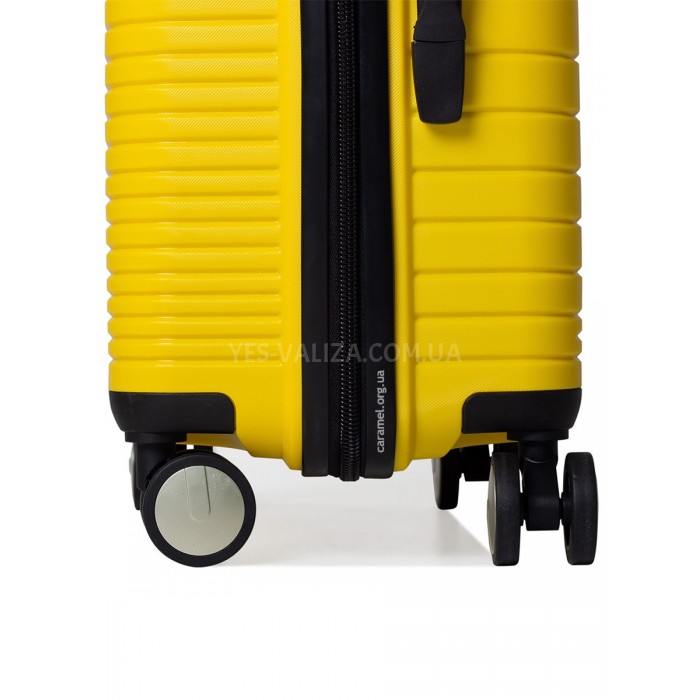 Валіза середня M поліпропілен жовта 65х44х27/69л/3.8кг/Madisson 33703, фото 9