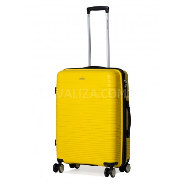 Чемодан средний M полипропилен жёлтый 65х44х27/69л/3.8кг/Madisson33703