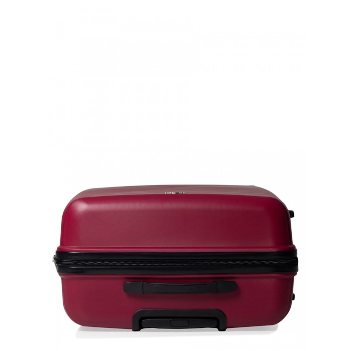 Чемодан большой L полипропилен бордо 75х50х30/101л/4.6кг/Madison 33703, фото 6