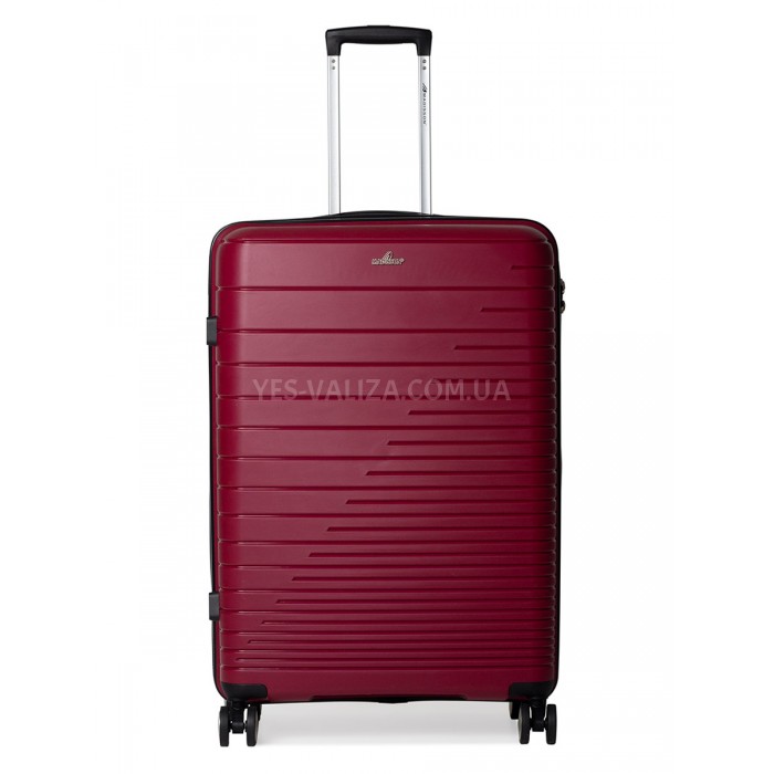 Валіза велика L поліпропілен бордова 75х50х30/101л/4.6кг/Madison 33703, фото 2