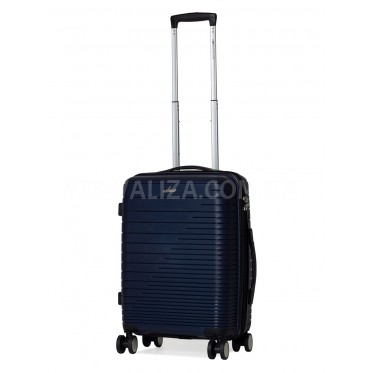 Валіза ручна поклажа S поліпропілен синя 55х38х20см/36л/2.7кг/Madisson